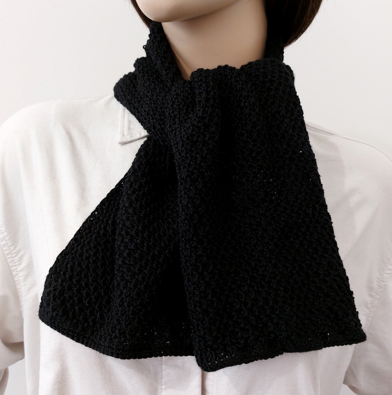 Šála KLASIK přírodní - Merino superwash