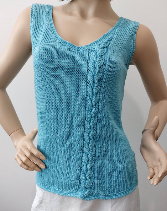 Oberteil mit geflochtenem Oberteil - natürlich