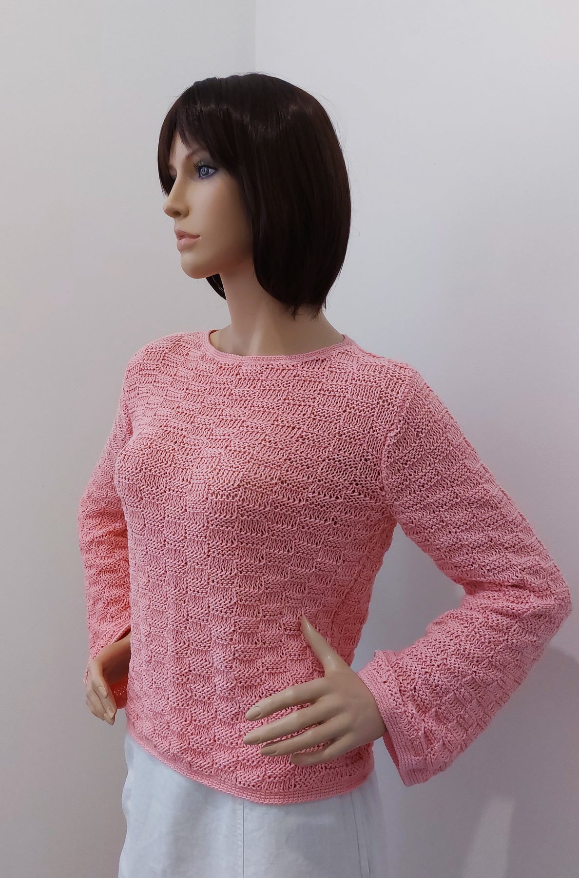 Svetr šachovnicový obdélník