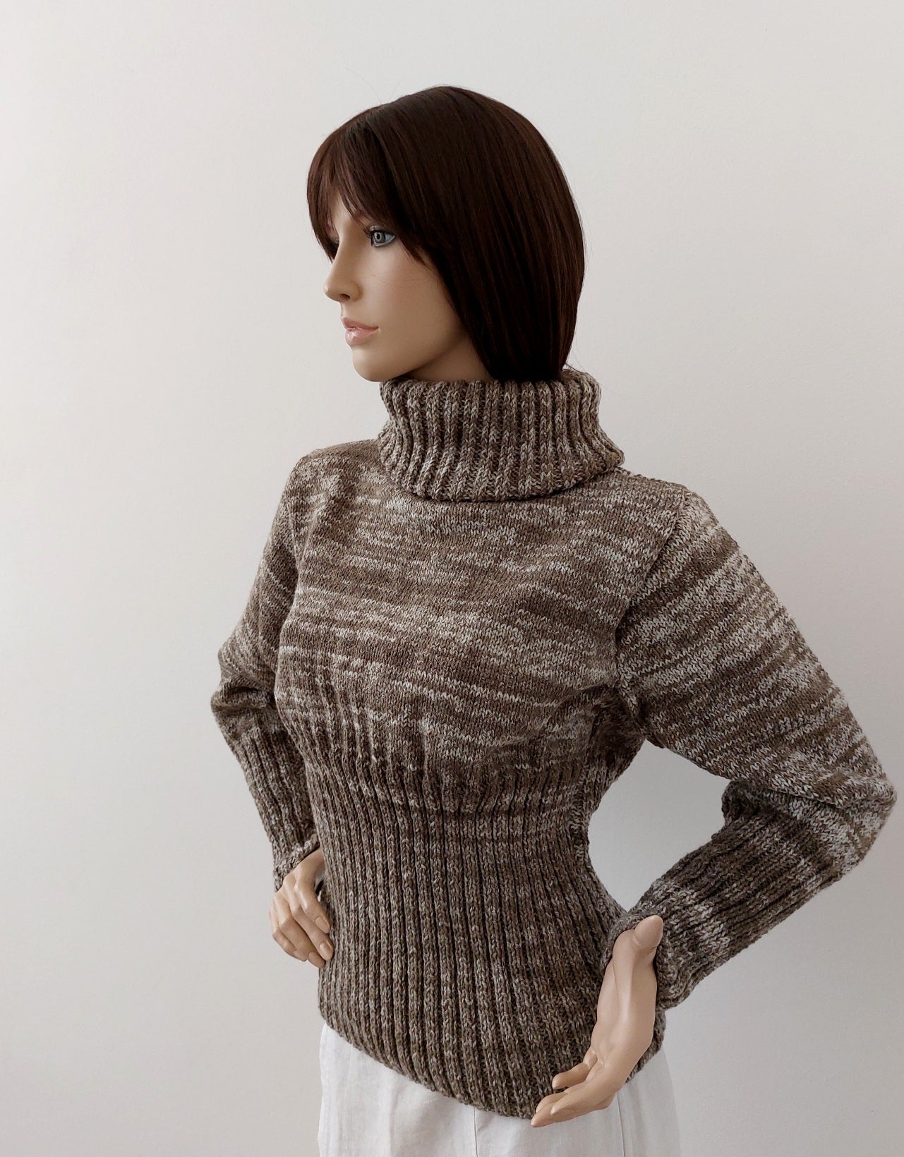 Svetr zimní žíhaný