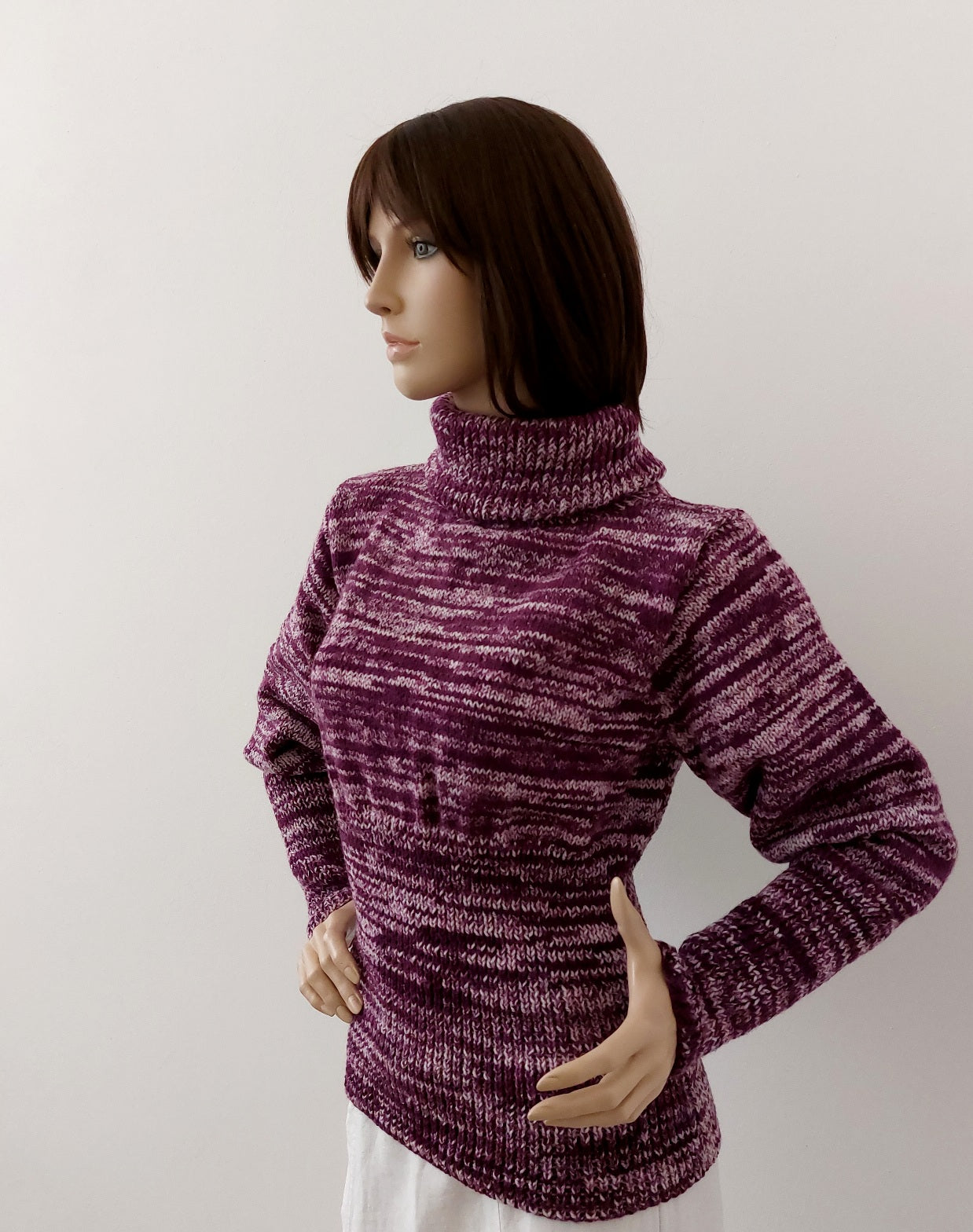 Svetr zimní žíhaný