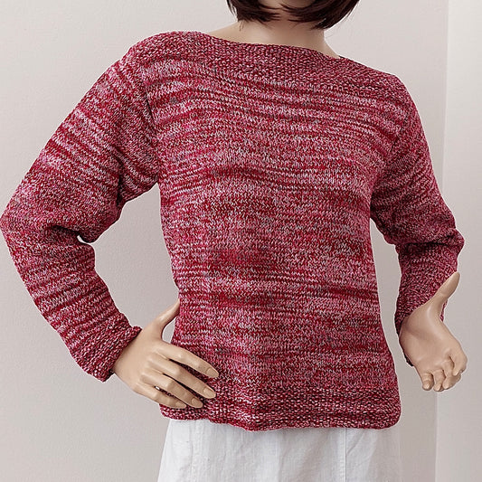 Svetr letní přírodní, melír