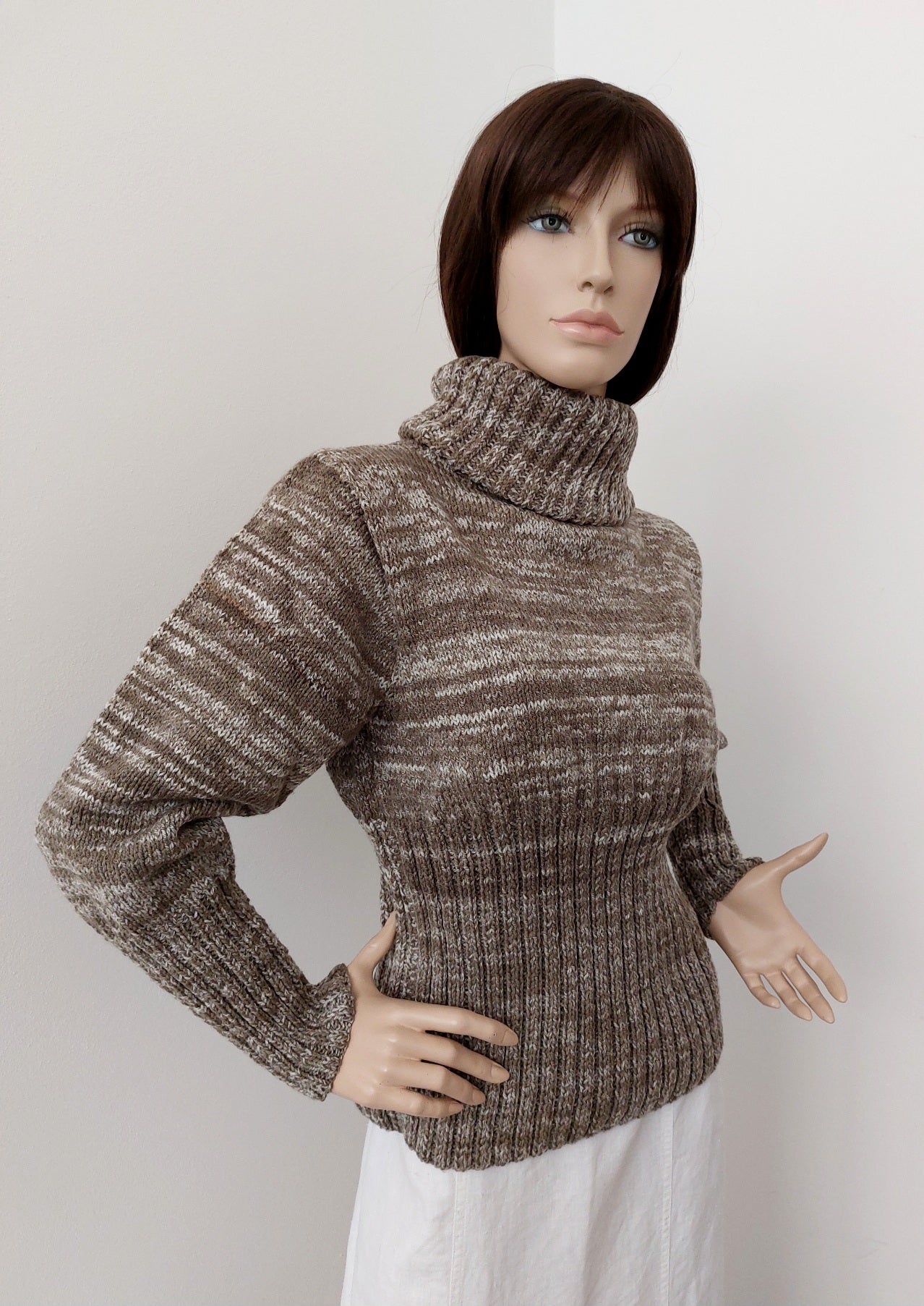 Svetr zimní žíhaný