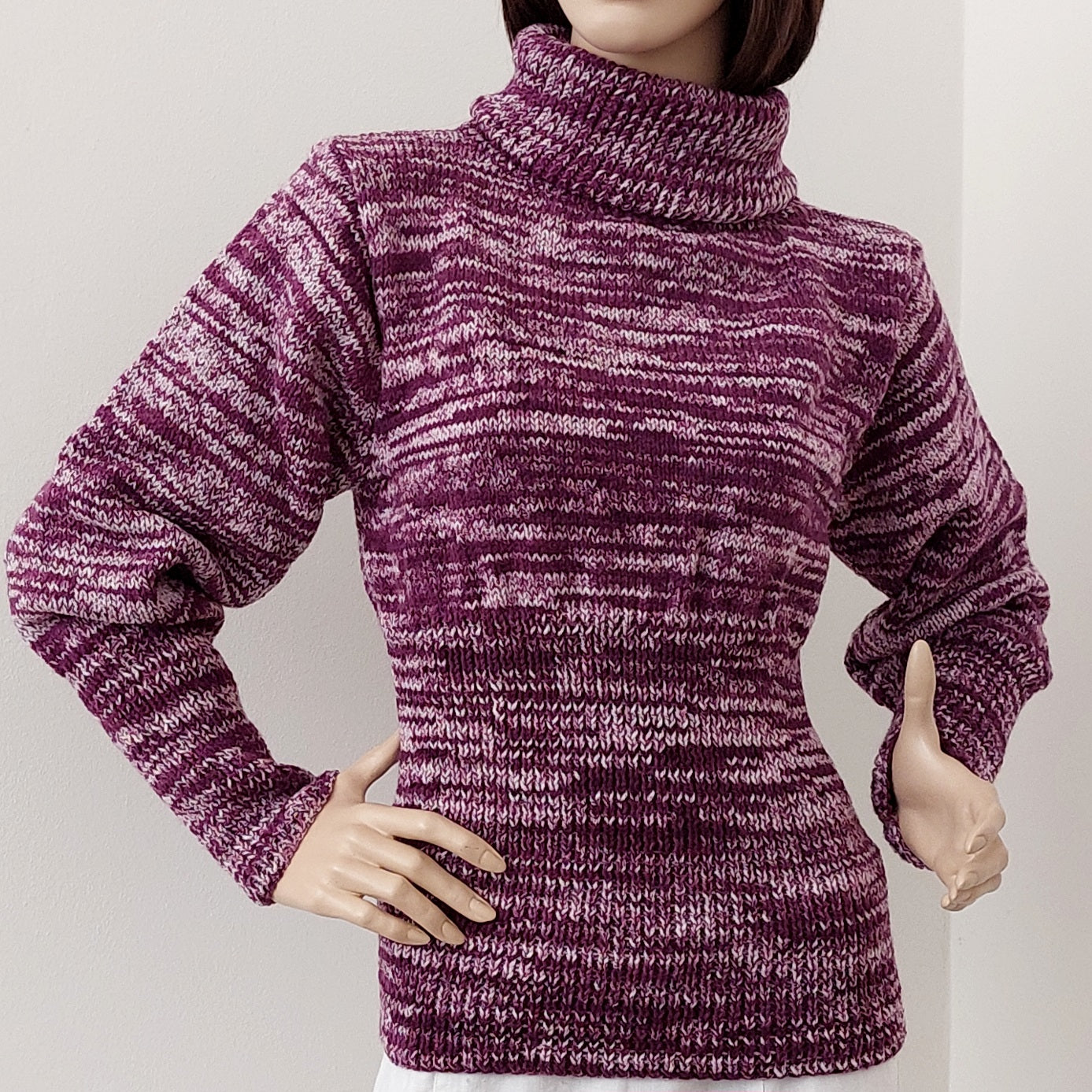 Svetr zimní žíhaný