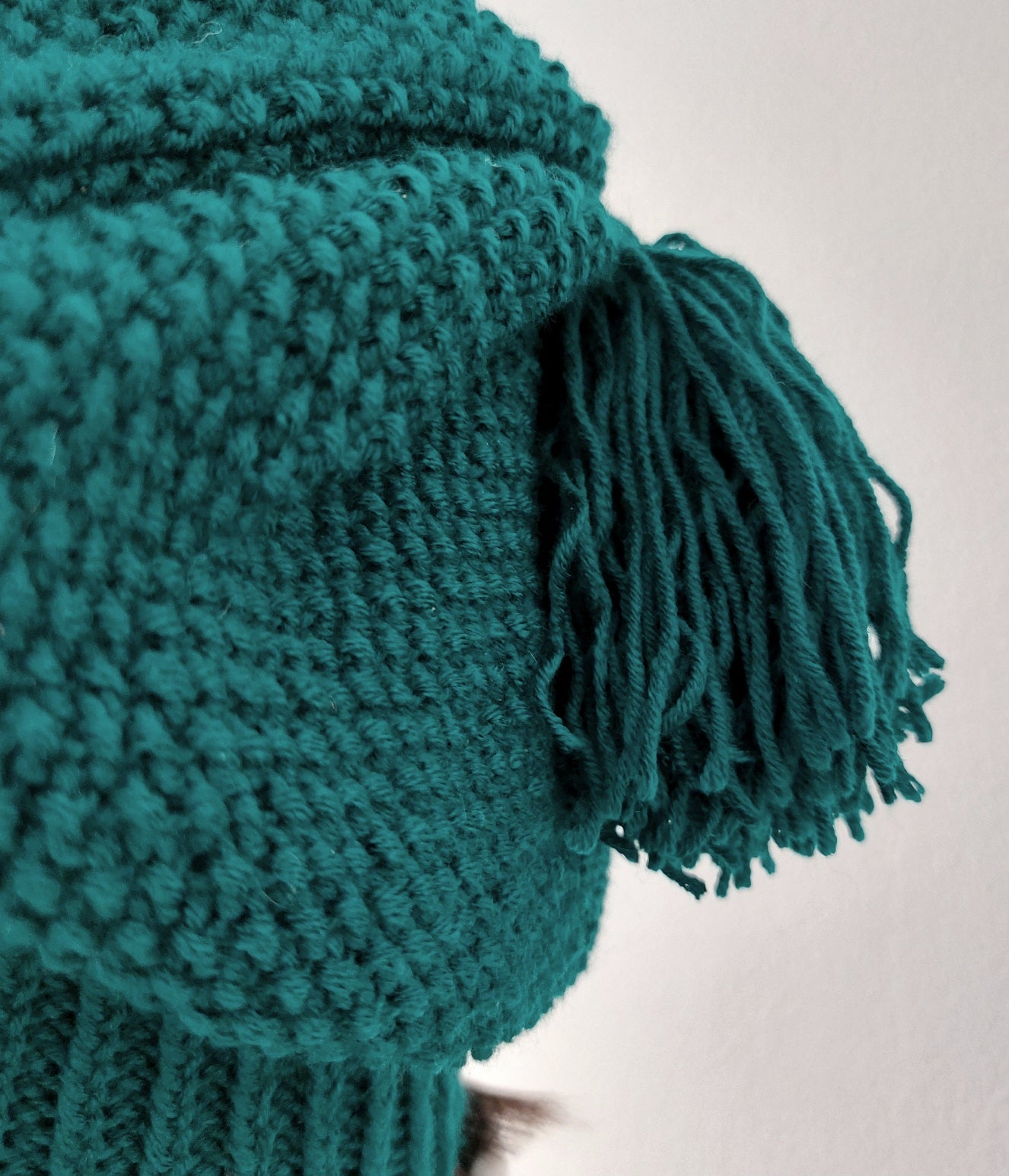 Čepice hrášková, jednobarevná