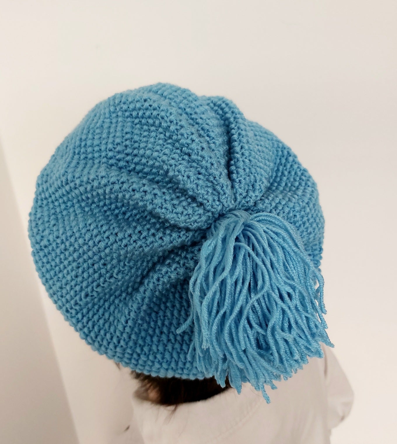 Čepice hrášková, jednobarevná