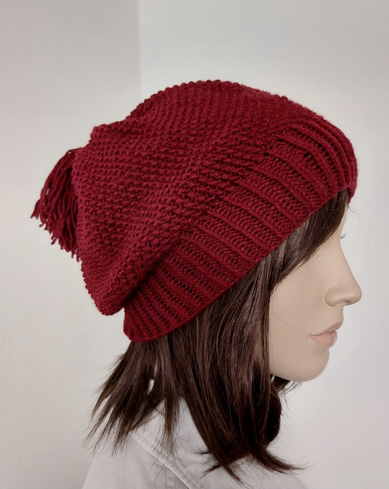 Čepice hrášková, jednobarevná