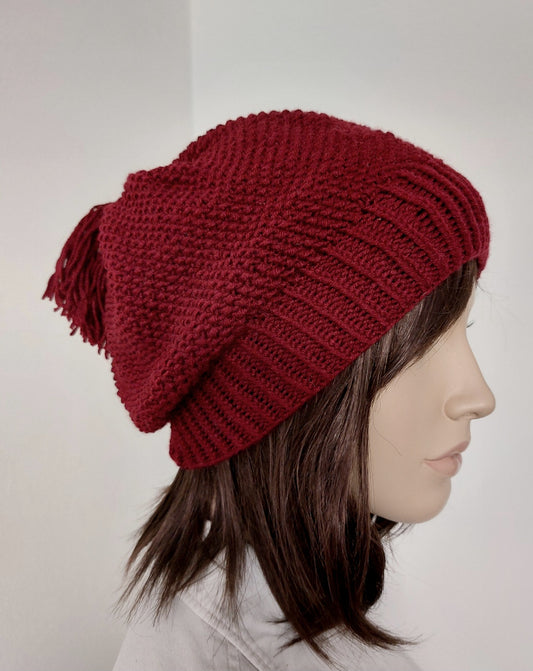 Čepice hrášková, jednobarevná