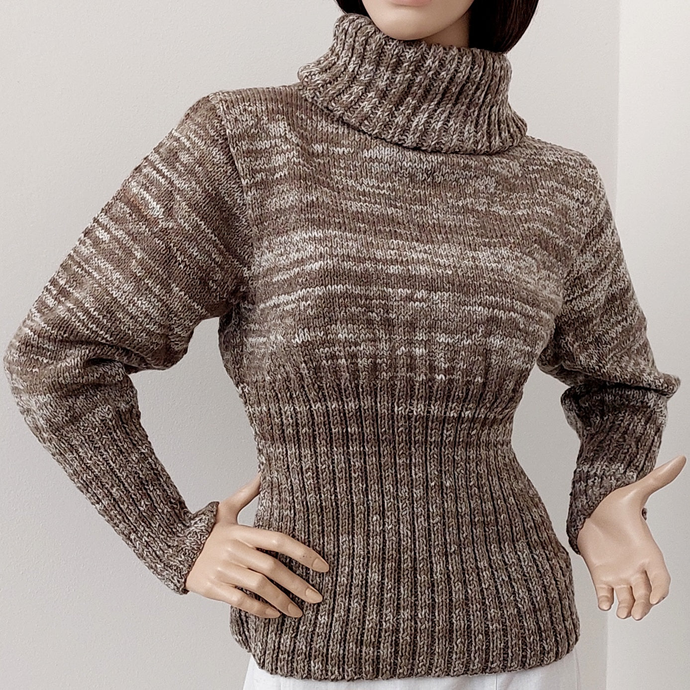 Svetr zimní žíhaný