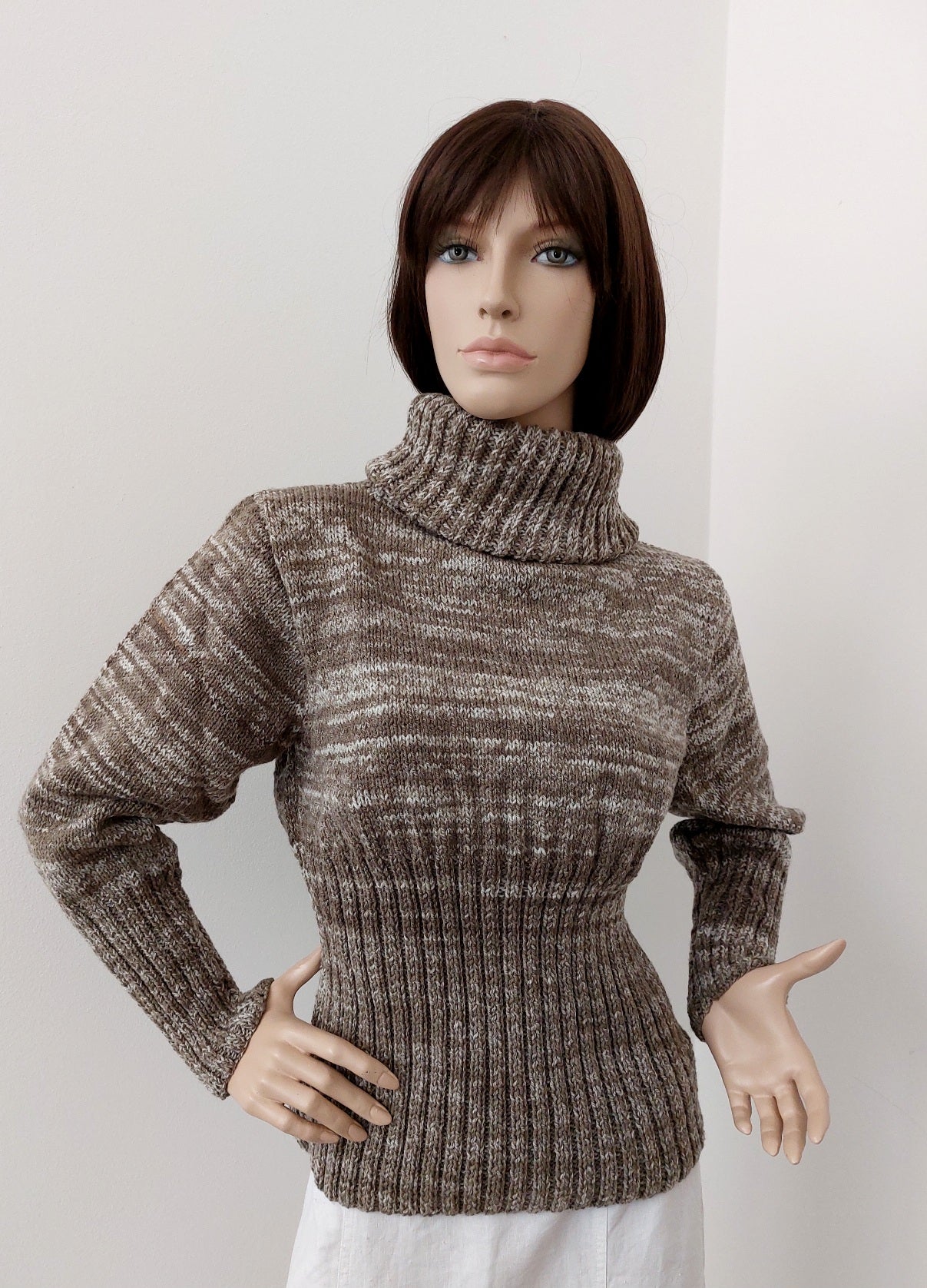 Svetr zimní žíhaný