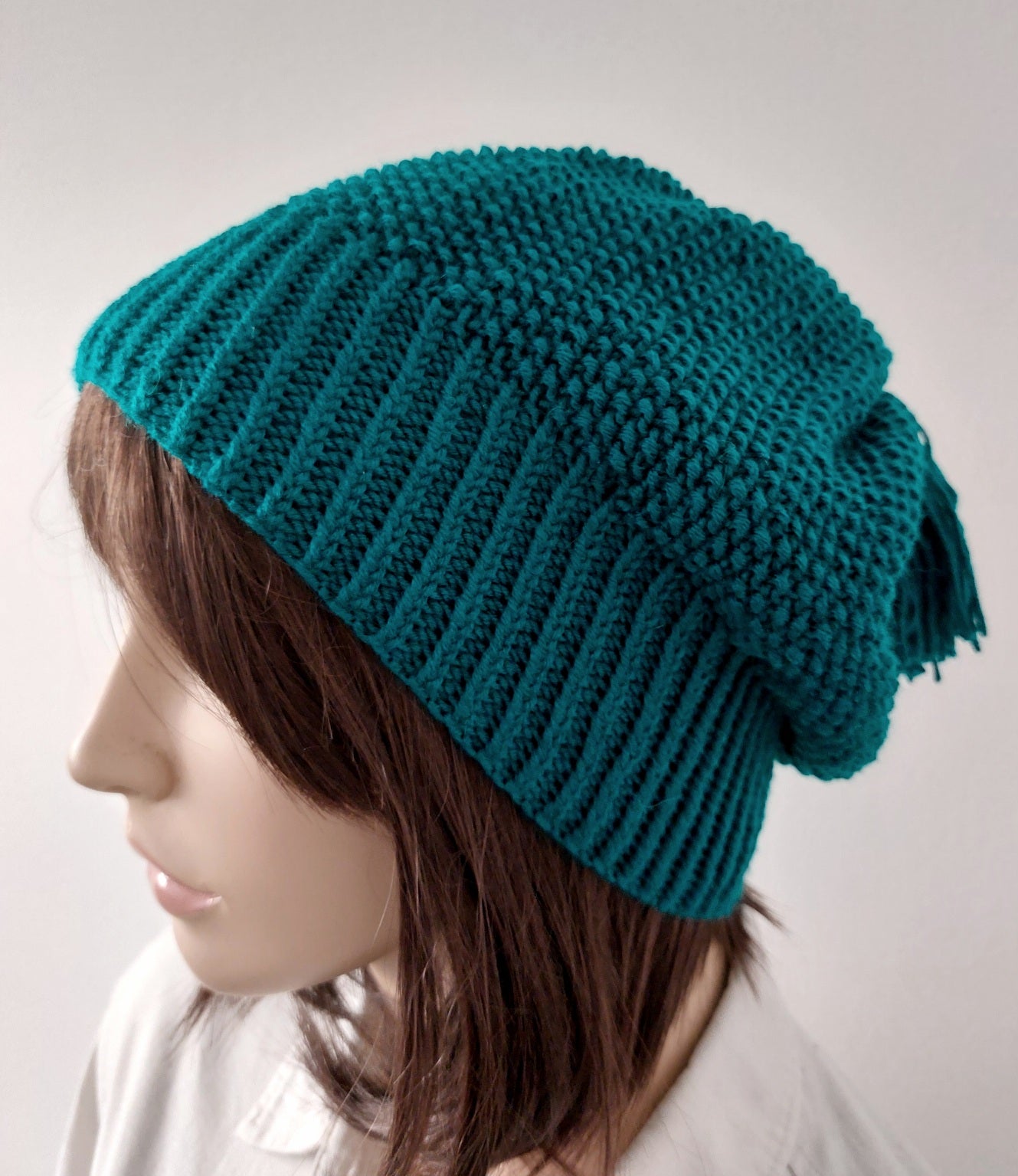 Čepice hrášková, jednobarevná